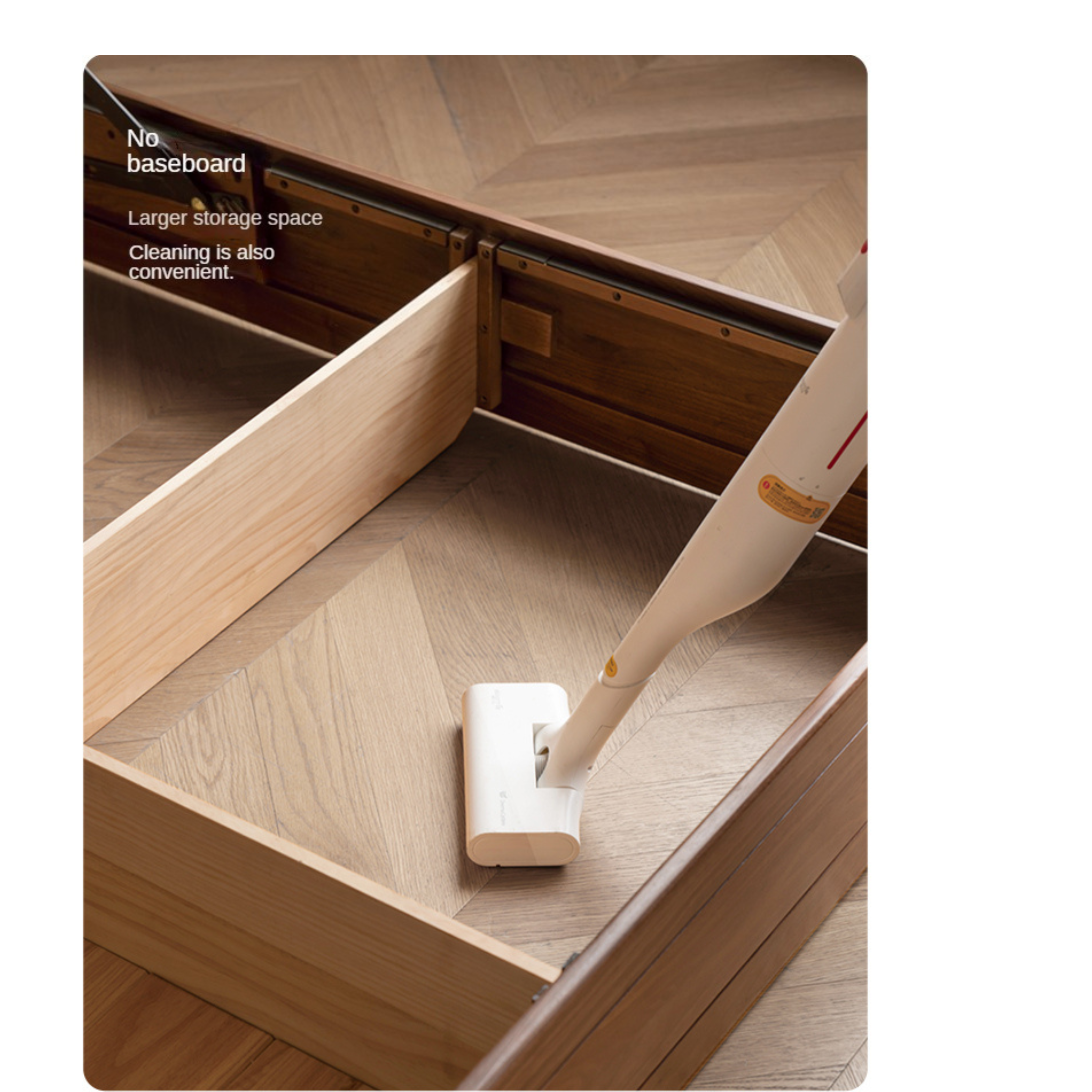 Black walnut solid wood storage box bed technology cloth soft back
