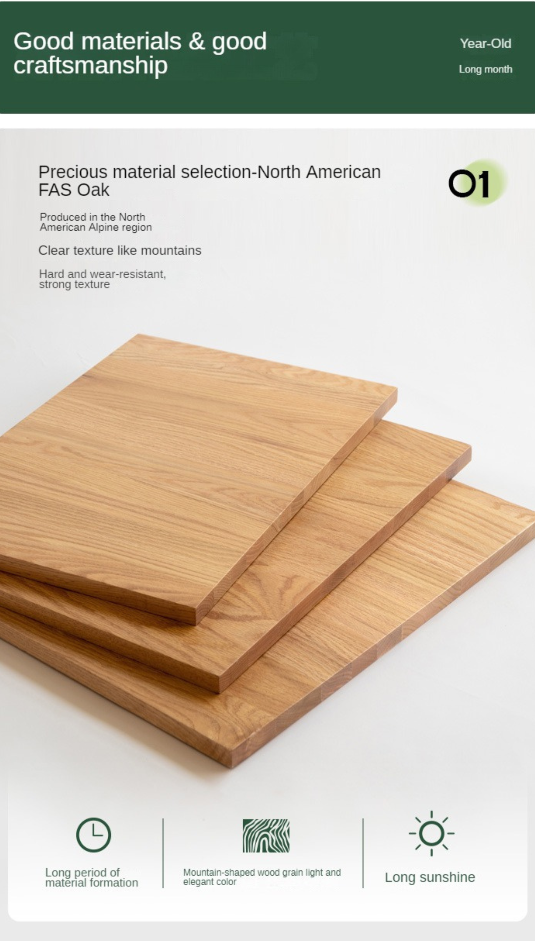 Beech Solid Wood Side Cabinet, Small Bookcase.