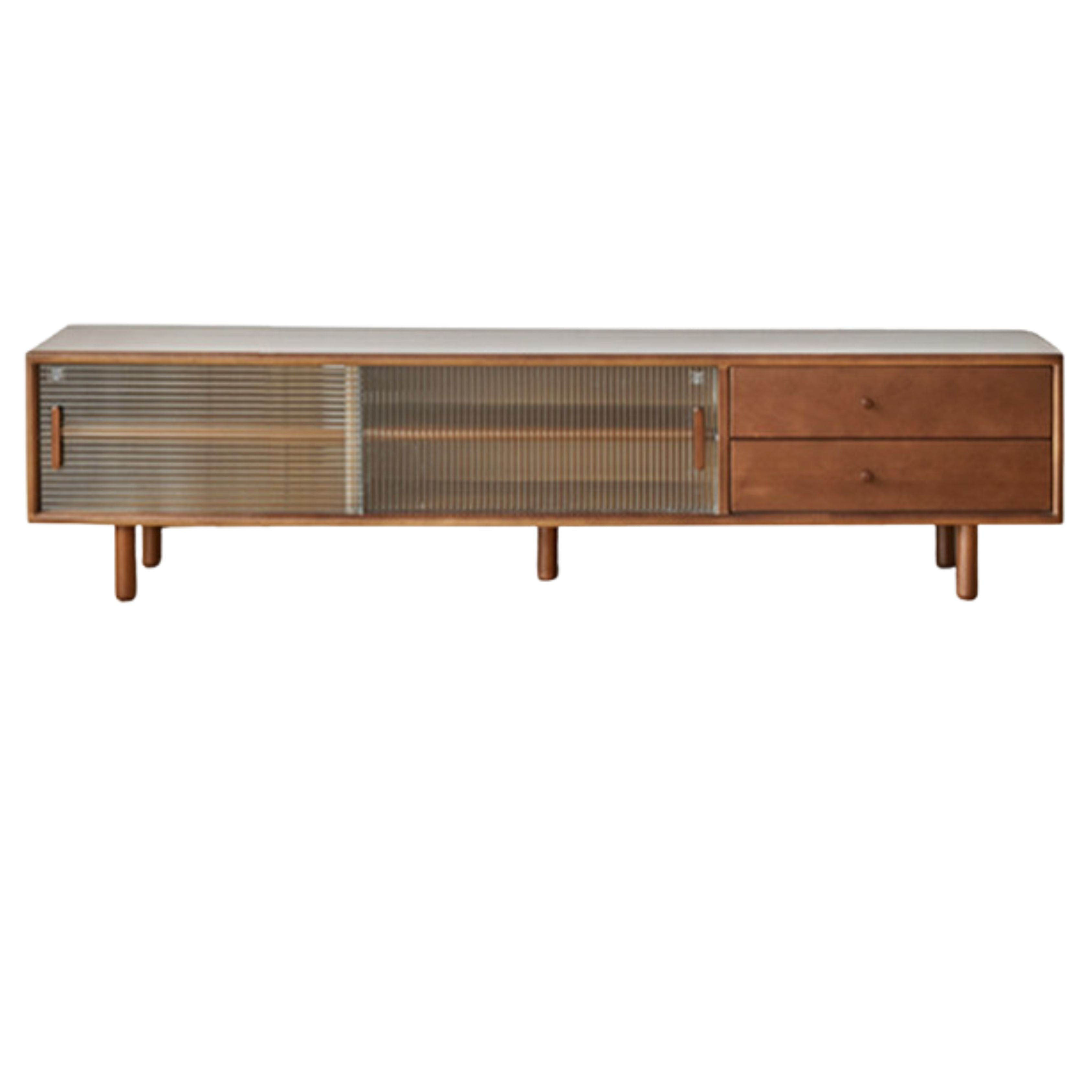 Beech Solid Wood Large TV Cabinet.