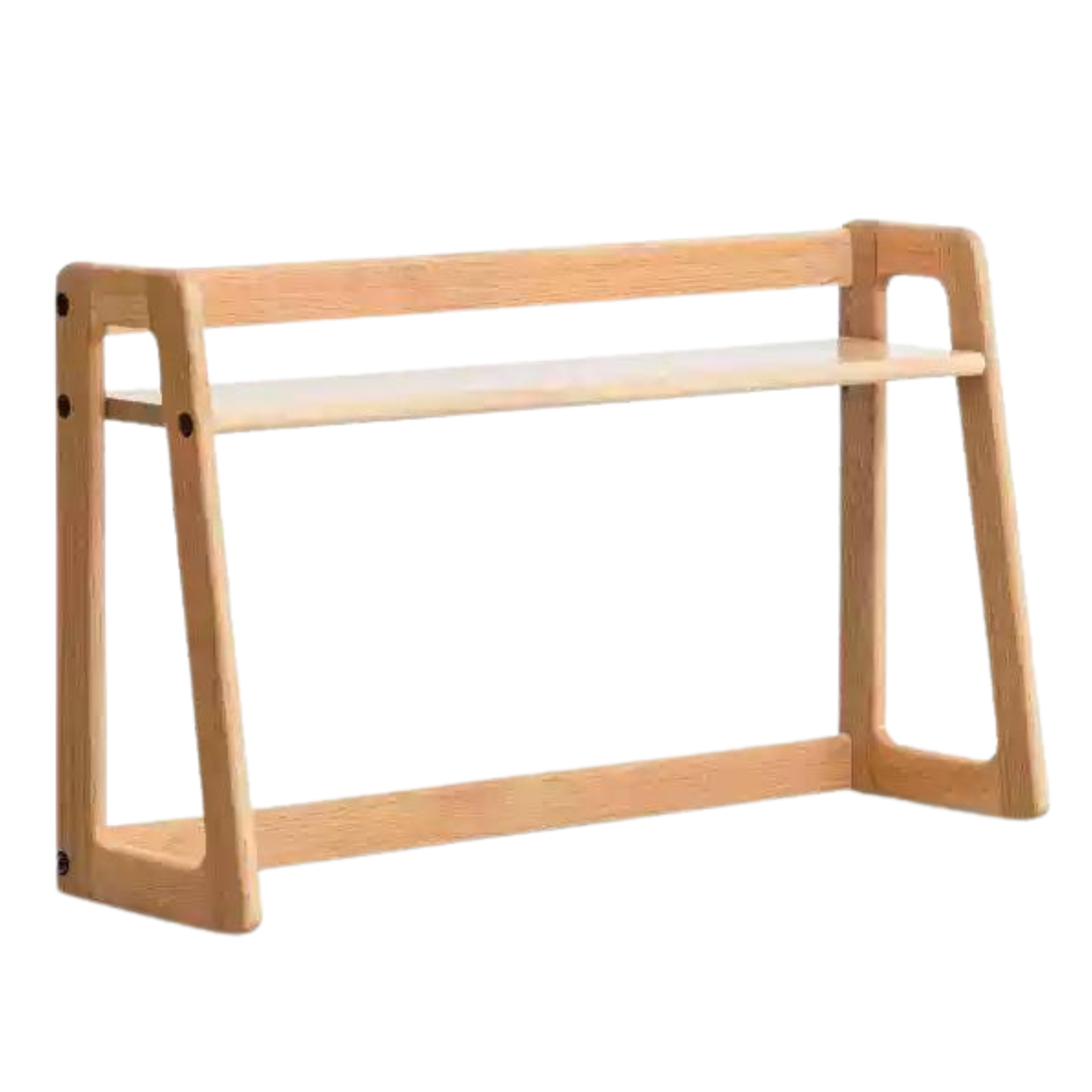 Oak Solid Wood Desk Shelf