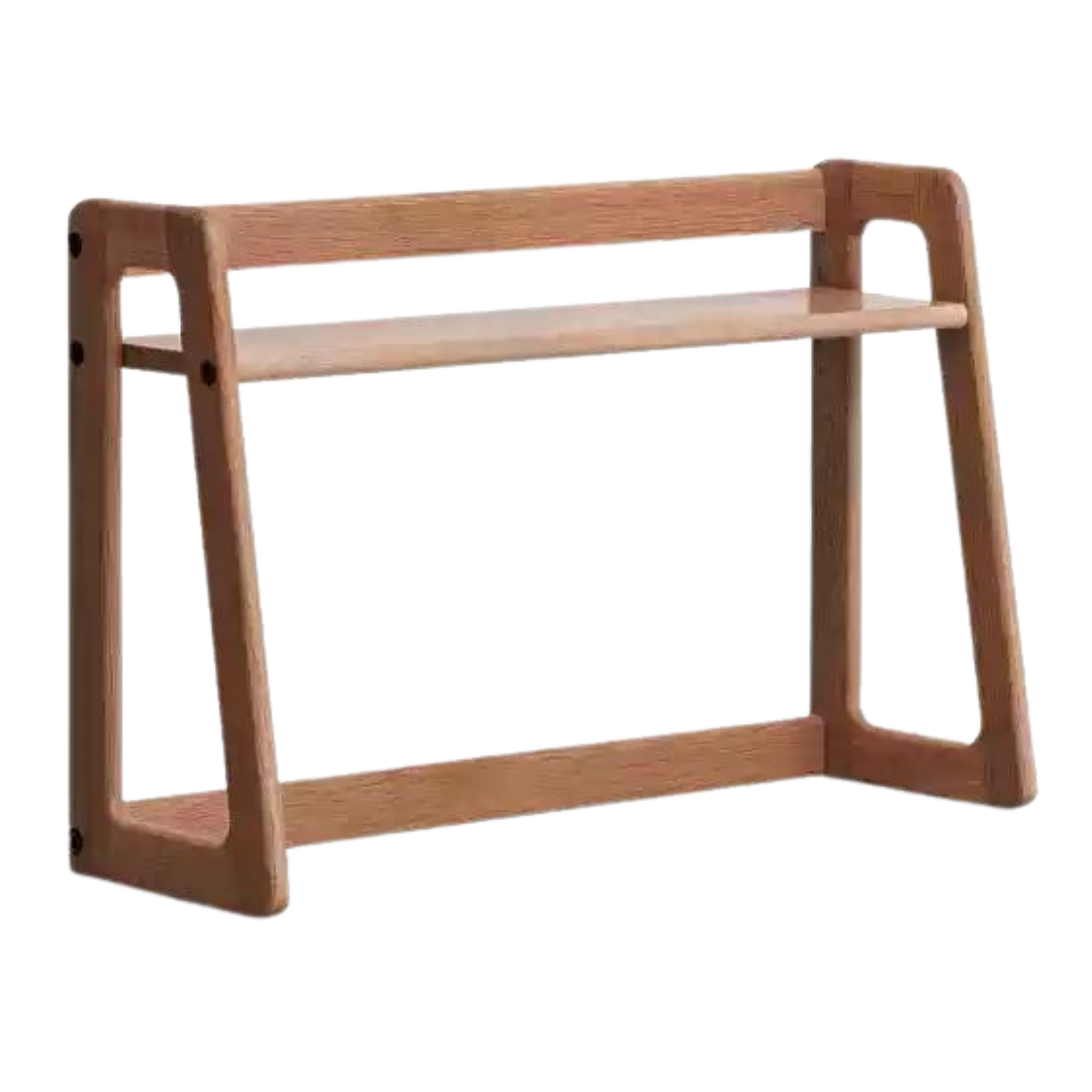 Oak Solid Wood Desk Shelf