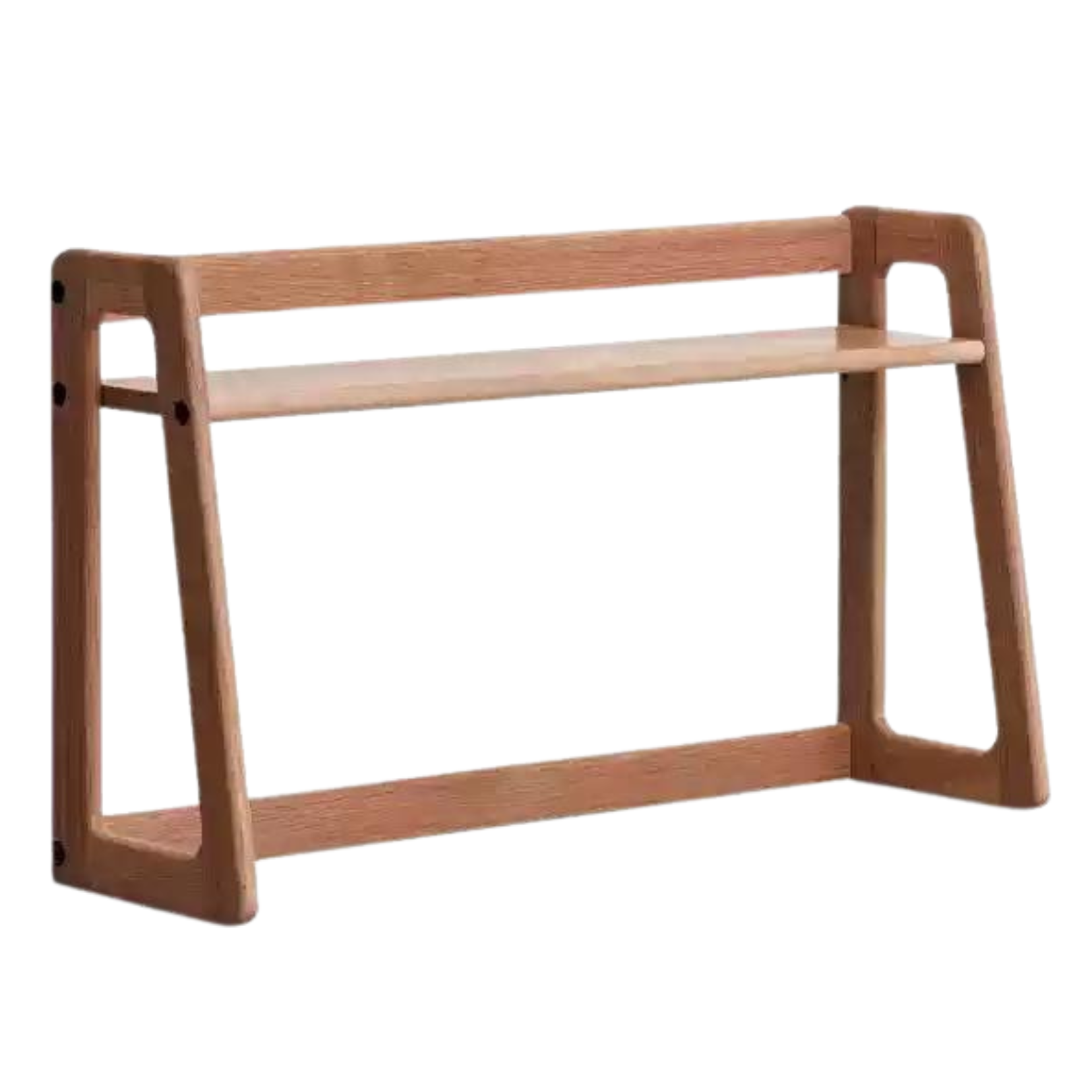 Oak Solid Wood Desk Shelf