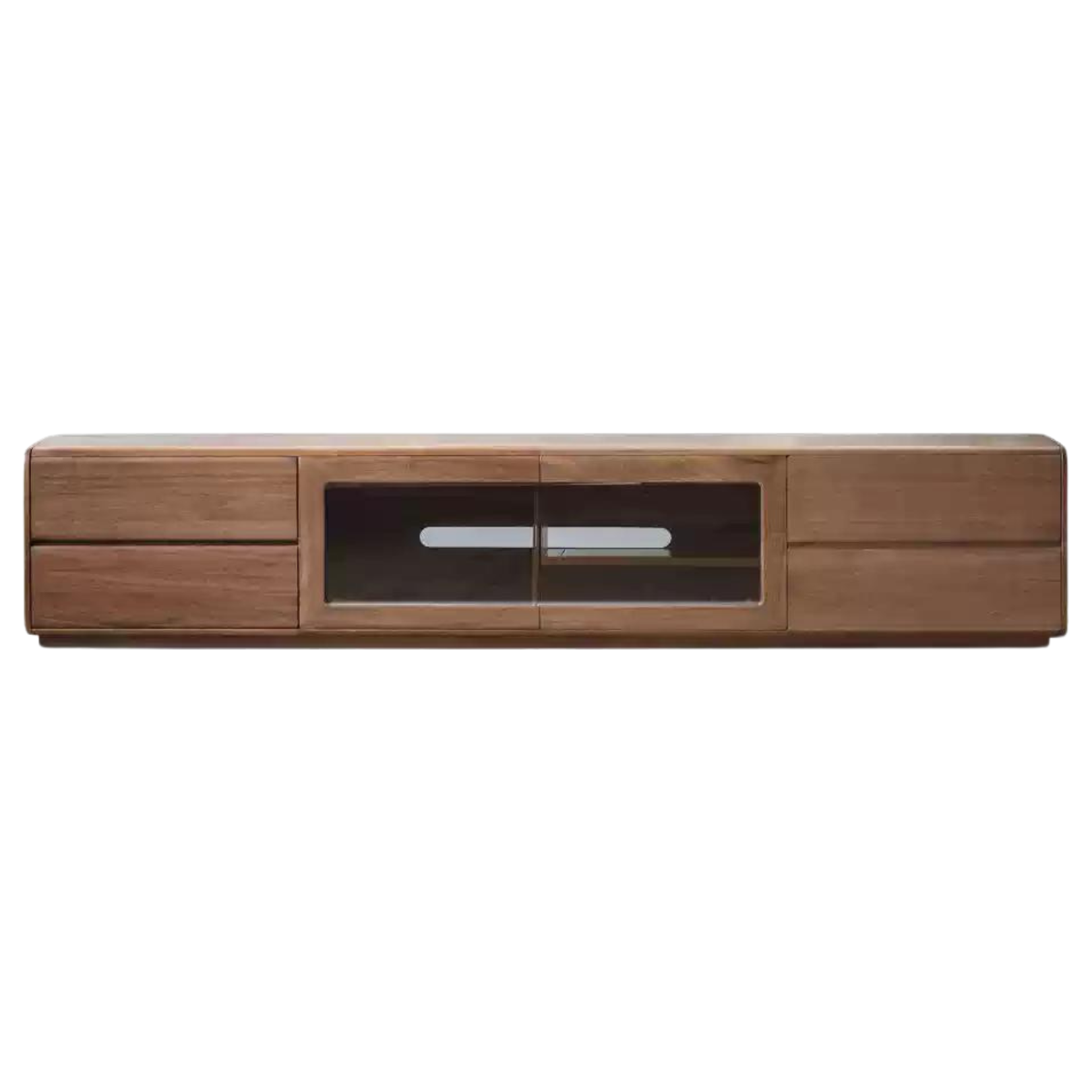Black Walnut, Sandalwood, Ash Solid Wood Floor TV Cabinet.