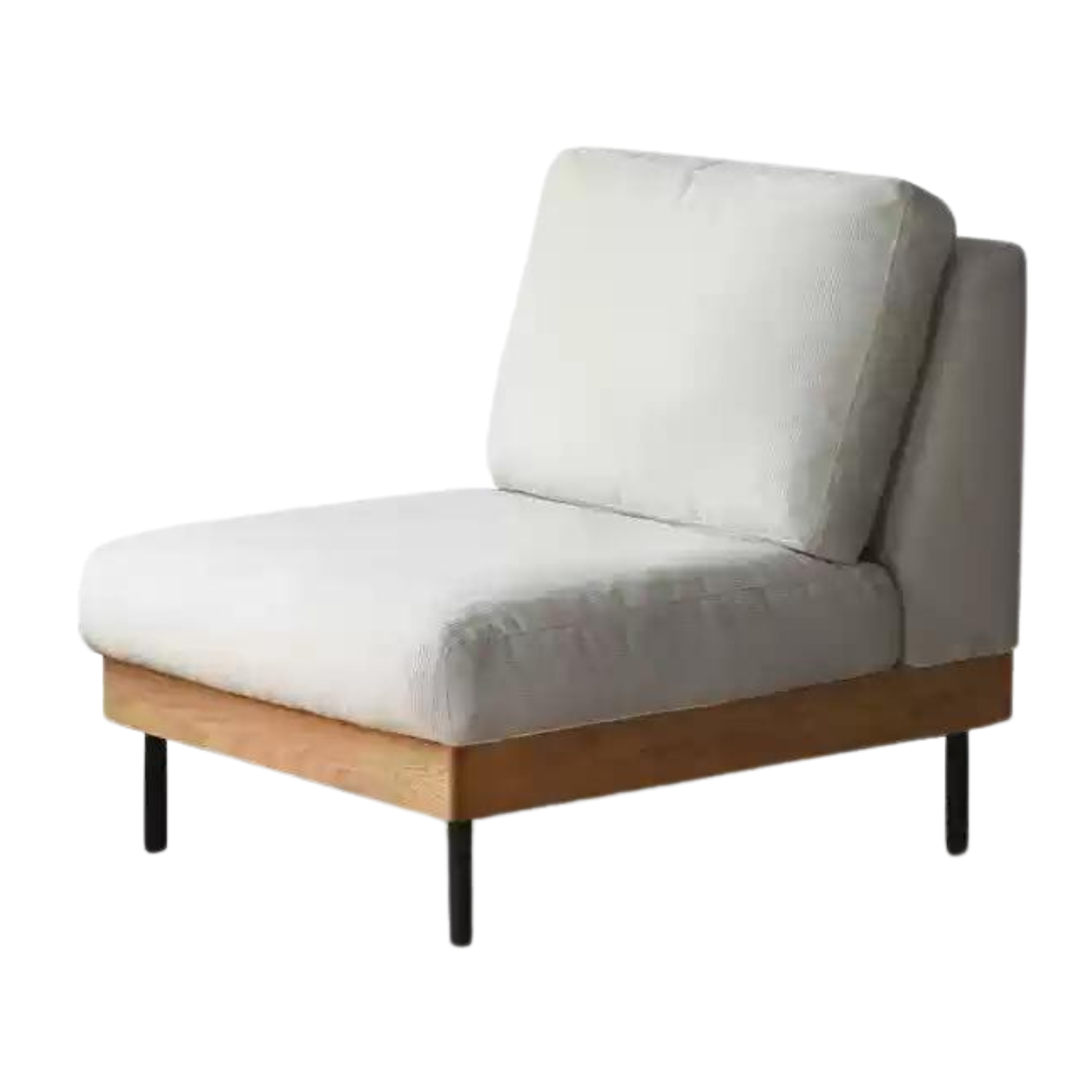 Oak Solid Wood Corner Down Sofa Japanese Style.