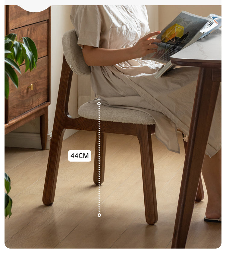 Black Walnut, Ash, Oak Solid Wood Dining Chair 4 Pcs Set