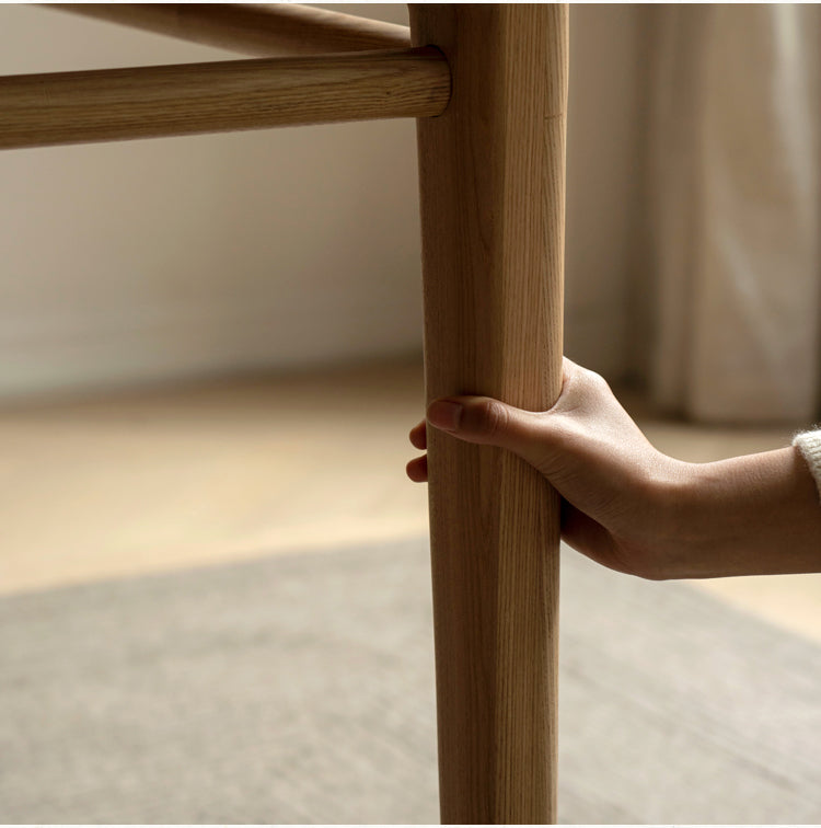 Ash Solid Wood Small-sized Modern Office Desk