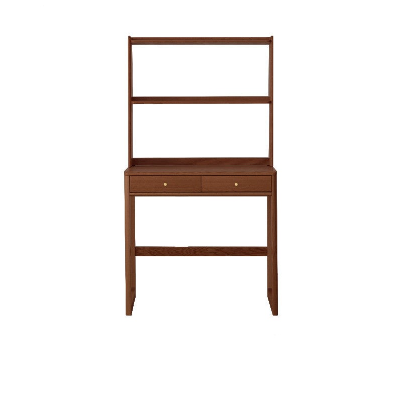 Oak, Beech Solid Wood Small Office Desk