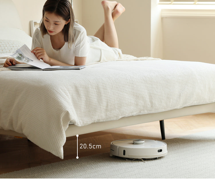 Suspension Technology Fabric Bed,Leather Bed with Light
