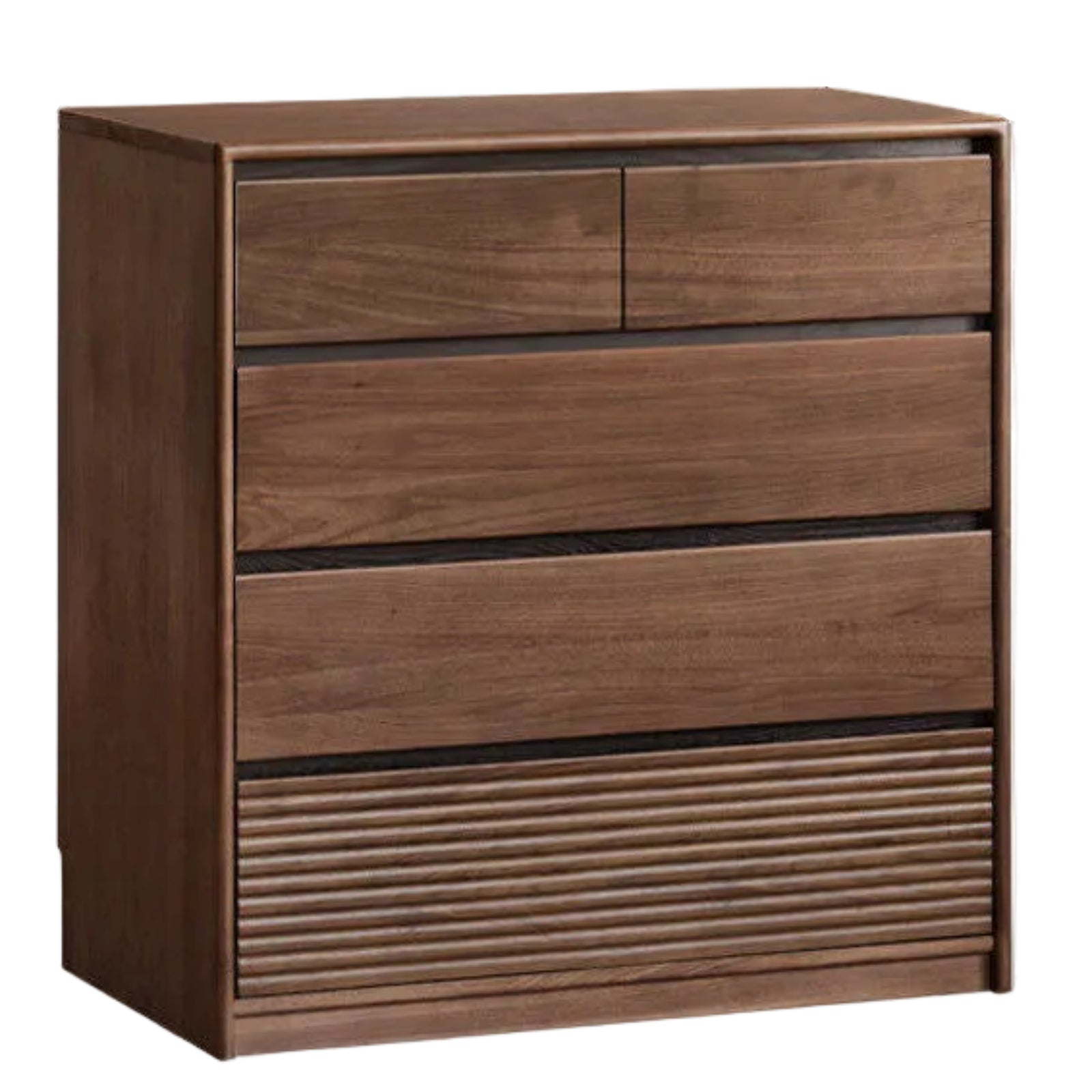 Black Walnut Solid Wood Italian Light Luxury Drawer