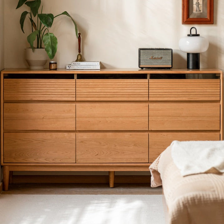Cherry Solid Wood Chest Of Drawers
