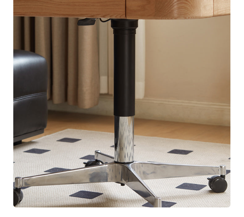 Oak Solid Wood Movable Square Lift Coffee Table