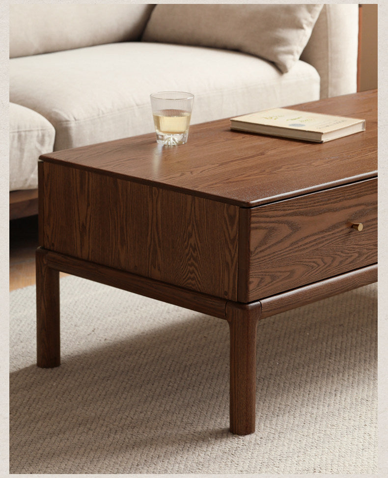 Ash Solid Wood Simple Modern Coffee Table