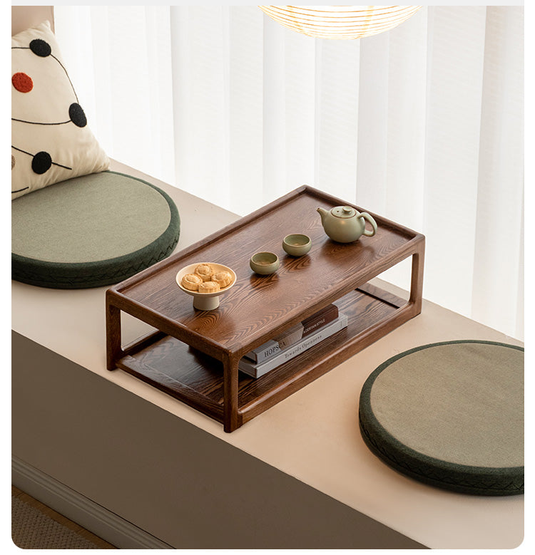Oak, Ash Solid Wood Bay Window Table