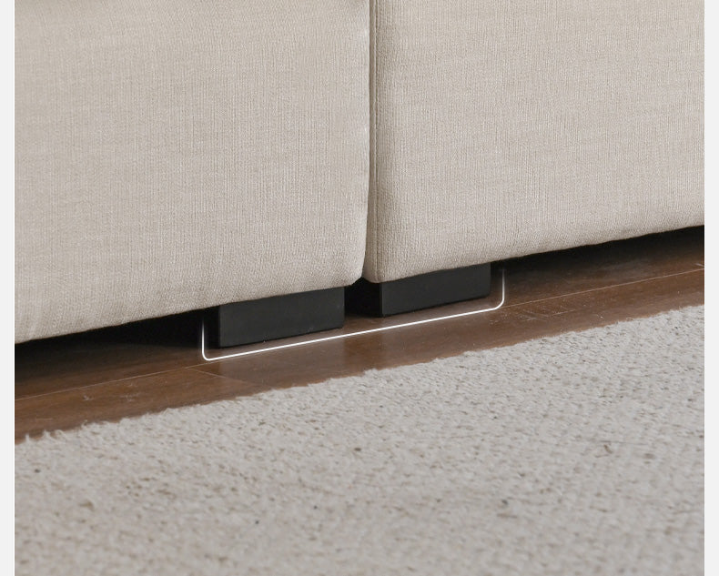 Fabric Coastal-style scratch-resistant sofa
