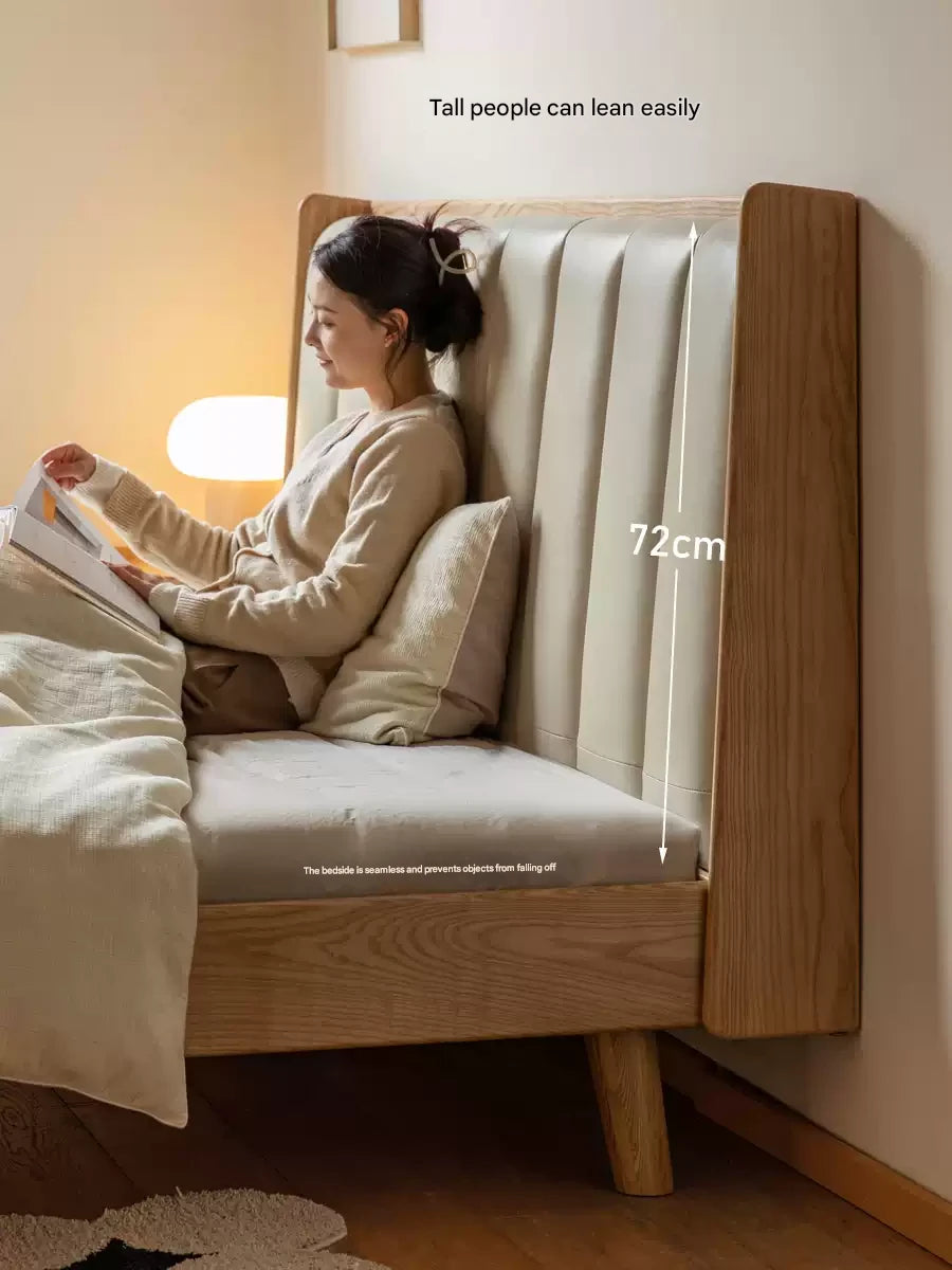 Oak, Ash Solid Wood Technology Cloth Harp Bed