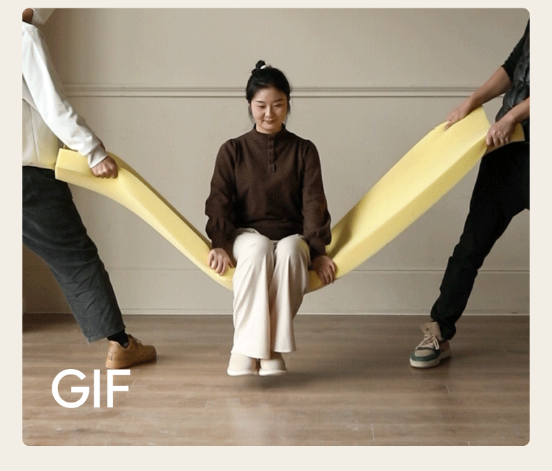 Fabric Cream Style Cat Scratching Cloth Sofa.