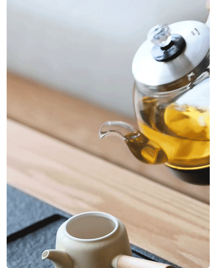 Oak Solid Wood Telescopic Modern Tea Table