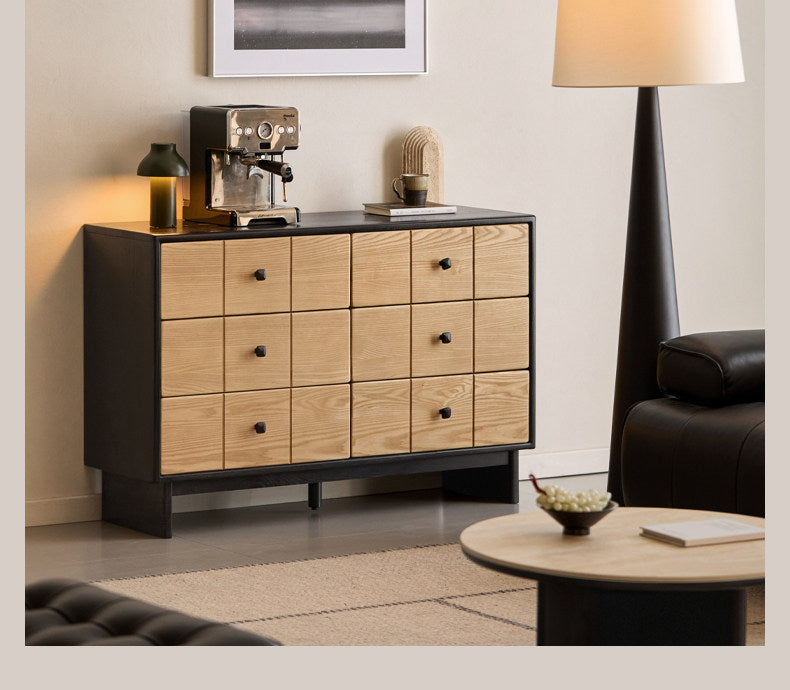 Ash Solid Wood Modern Chest of Drawers
