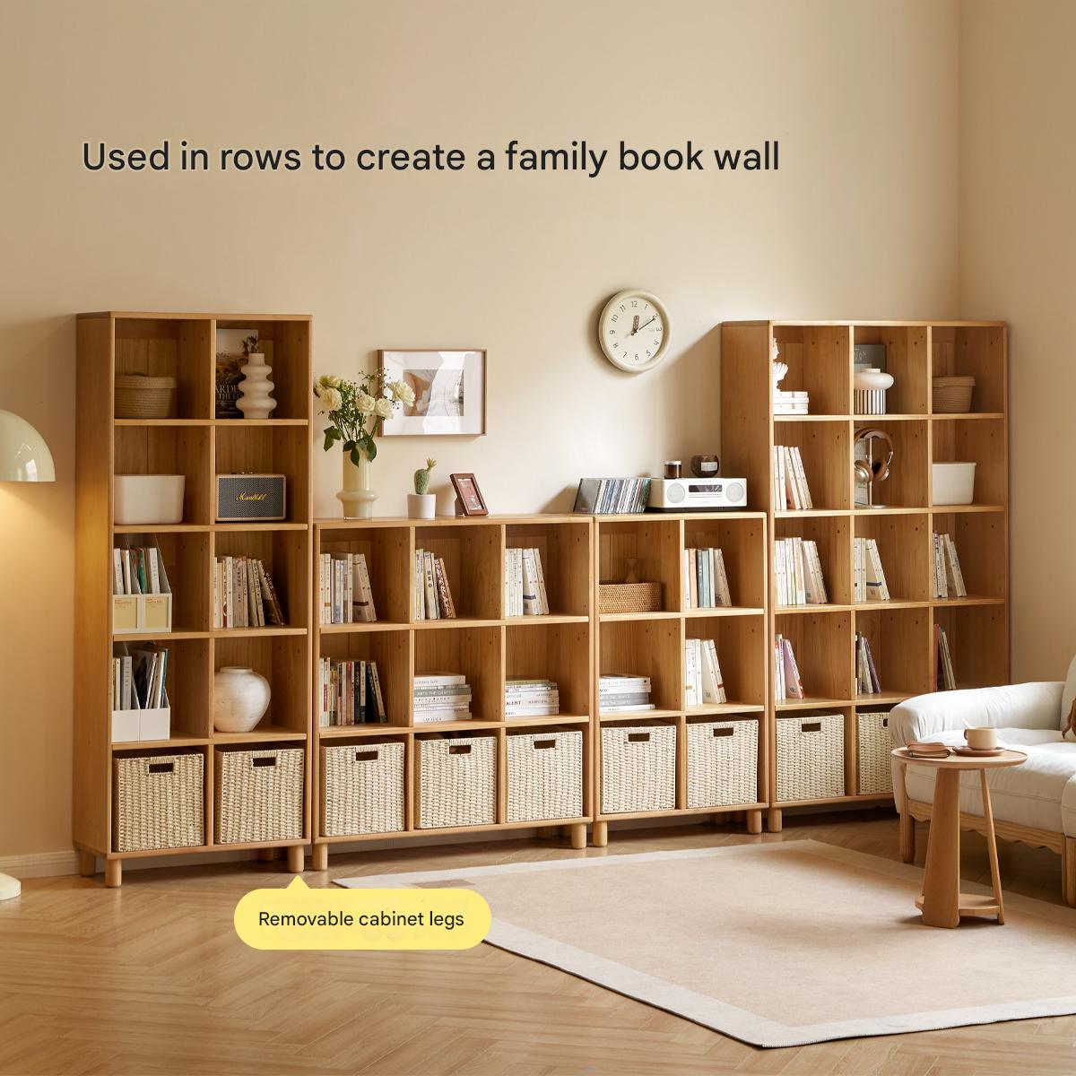 European Beech Solid Wood Combination Floor Kids Cabinet