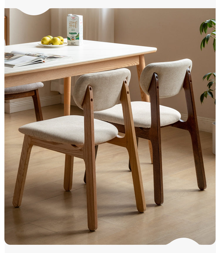 Black Walnut, Ash, Oak Solid Wood Dining Chair 4 Pcs Set