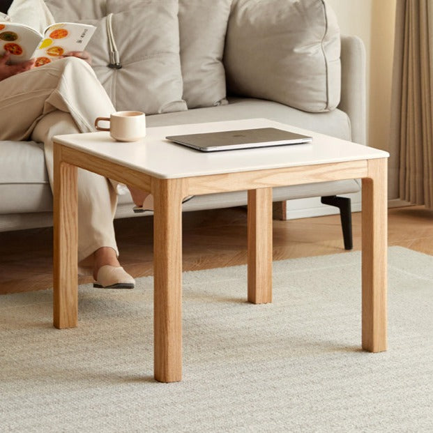 Black walnut, Oak, Beech Solid Wood Rock Plate Combination Coffee Table
