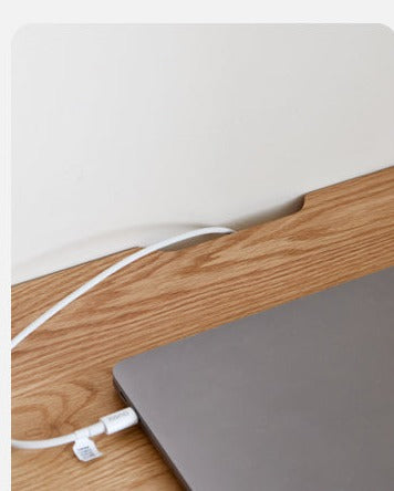 Oak, Rubberwood Solid Wood Corner Table Study Office Desk