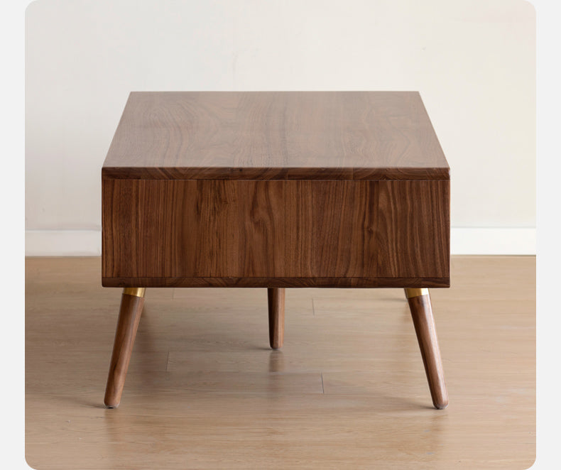 Black Walnut Solid Wood Coffee Table