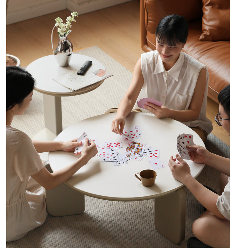 Poplar Solid Wood Rock Plate Combination Coffee Table.