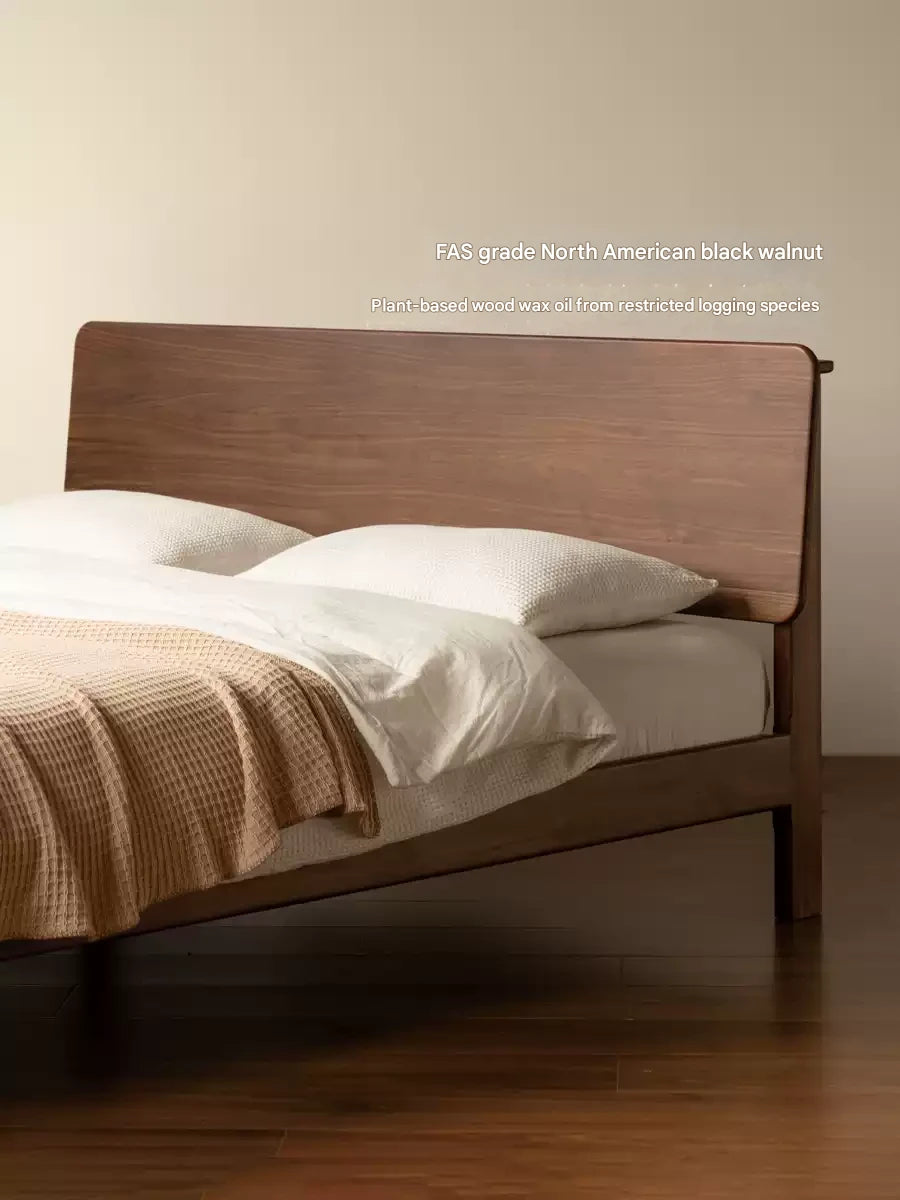 Black Walnut solid wood Bed