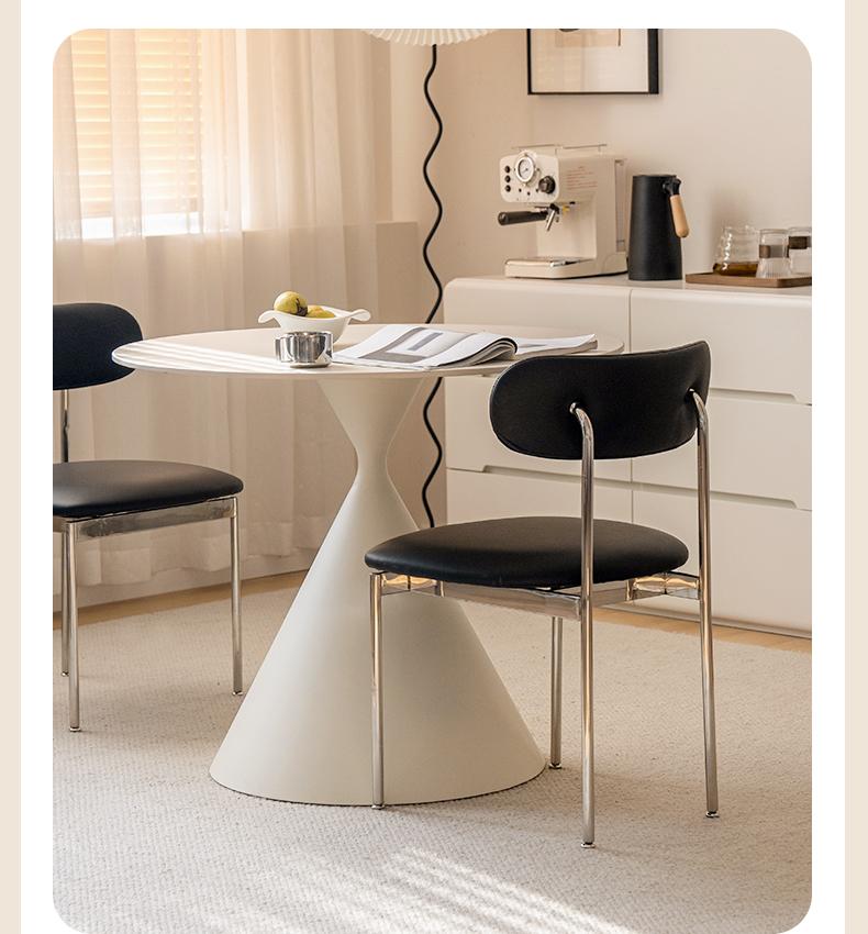 Iron Dining Chair Home Simple Soft Chair