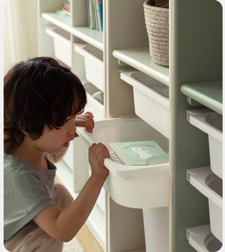 Poplar Solid Wood Children's Сombination Bookshelf