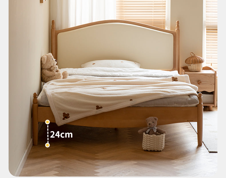 Beech, Oak Solid wood Princess bed<
