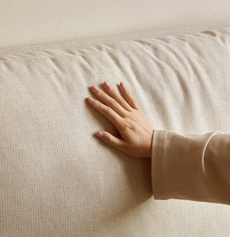 Imitation Cotton and Linen Fabric Bed