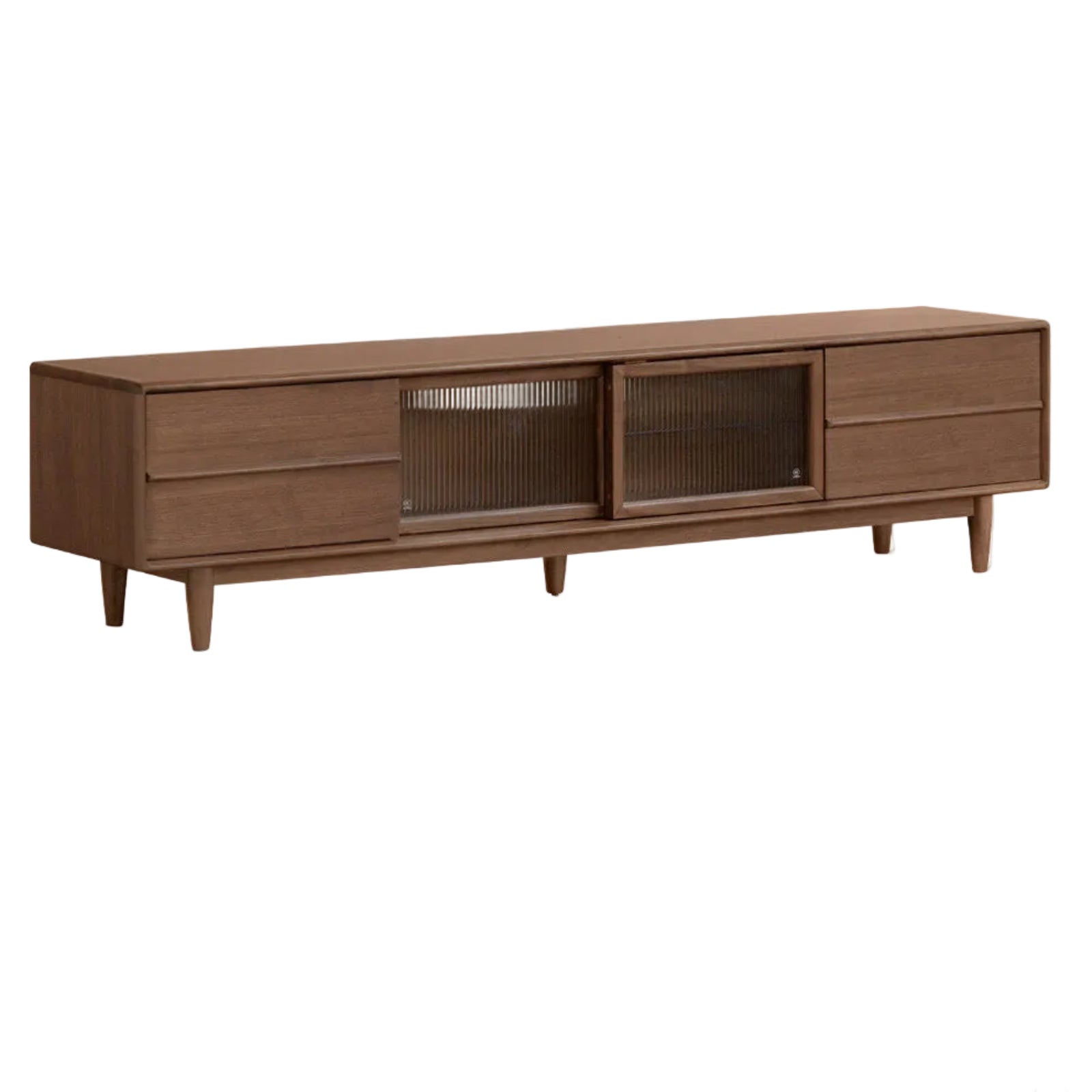 Black Walnut, Sandalwood, Ash Solid Wood Modern TV Cabinet