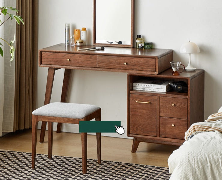 Oak Solid Wood Telescopic Dressing Table.