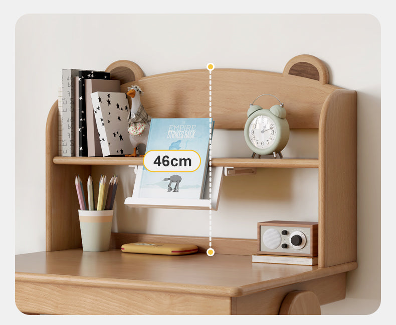Oak, Beech Solid Wood Multi-layer Desktop Shelf