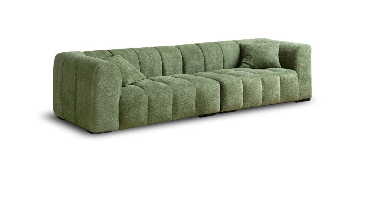 Lamb Fleece Fabric Sofa.