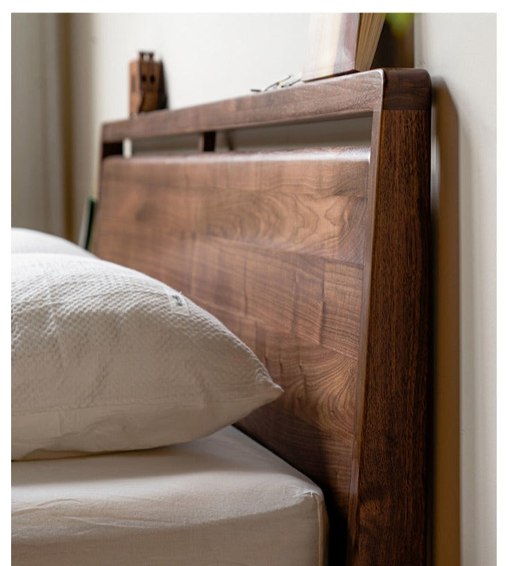 Black Walnut Solid Wood Bed