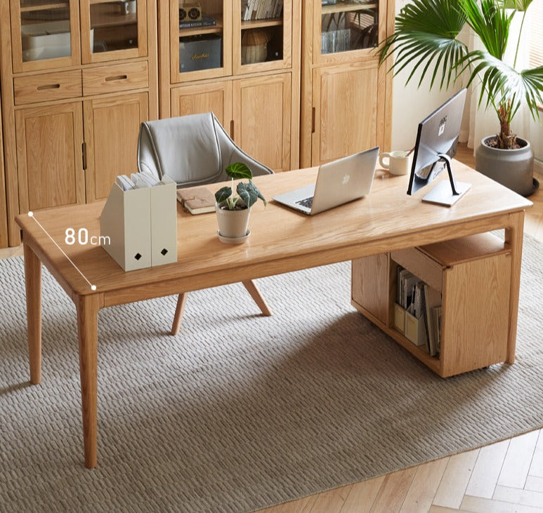 Long dinner table Oak solid wood"+