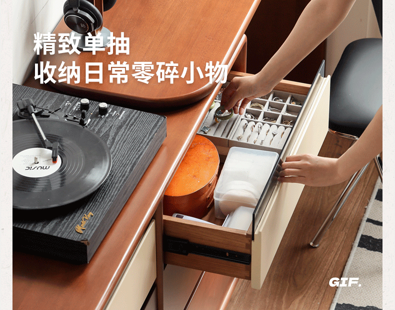 Tulipwood Solid Wood Bauhaus Style Vanity Table.