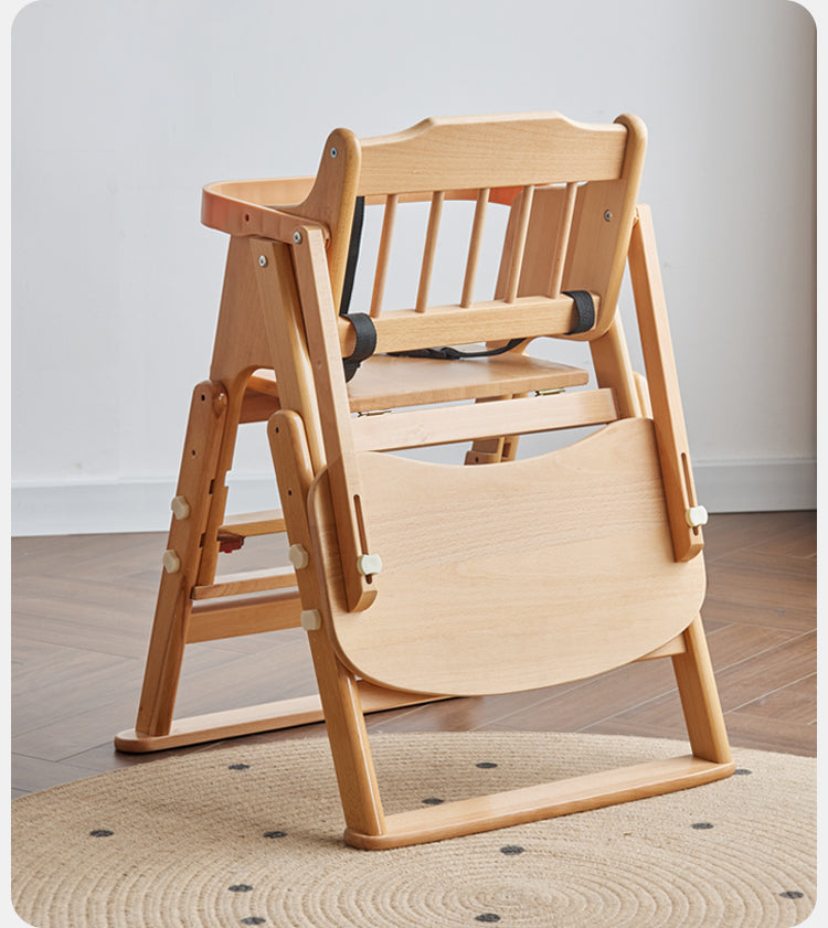 Beech solid wood baby lifting dining chair"+