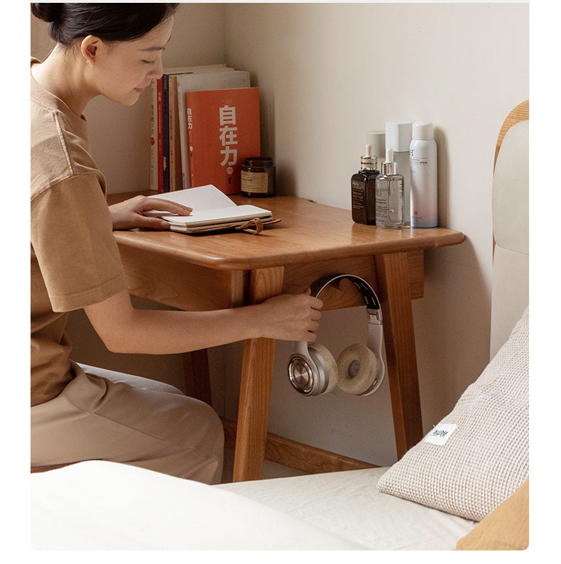 Cherry Solid Wood Desk With Drawers