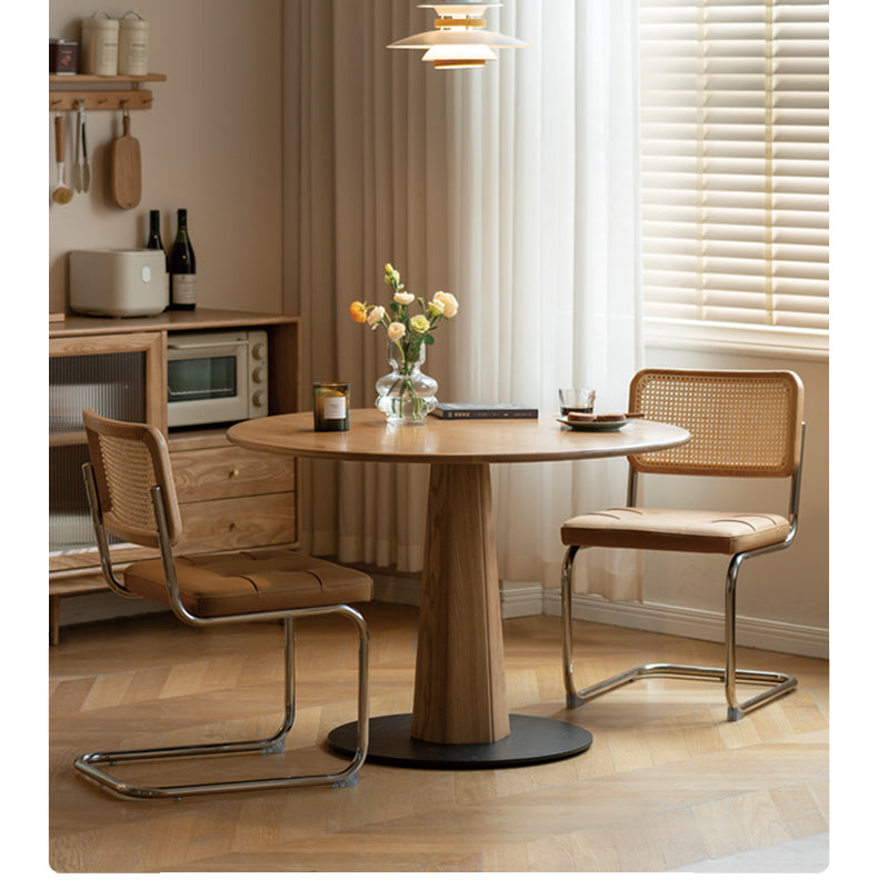 Ash Solid Wood Nordic Dining Round Table