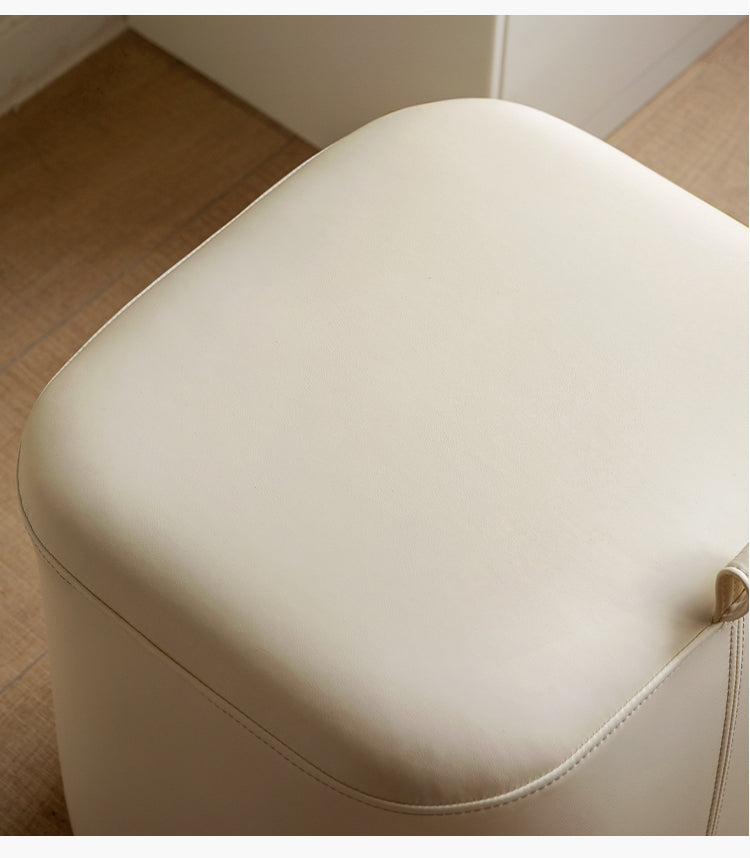 Makeup Stool Organic Leather