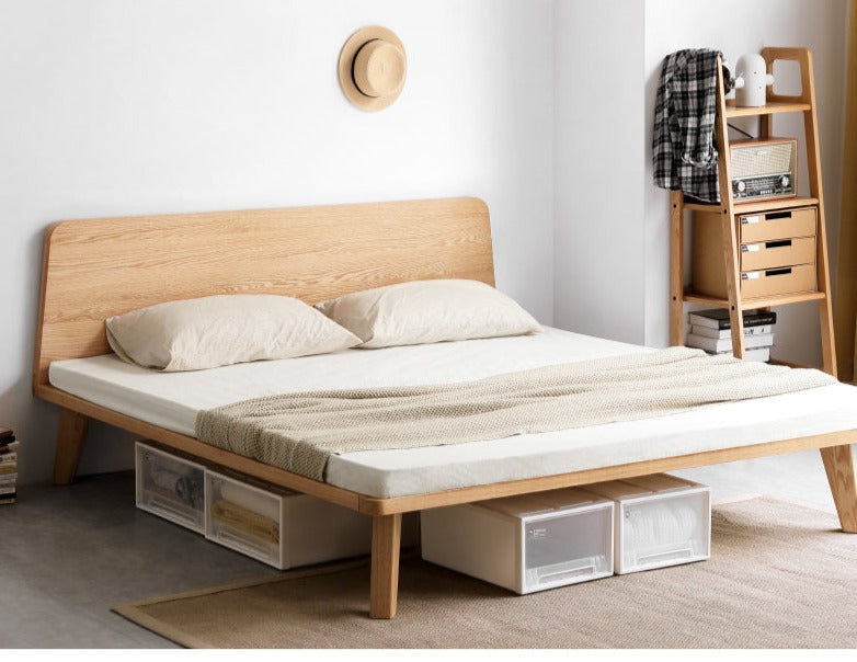Oak Solid Wood Bed