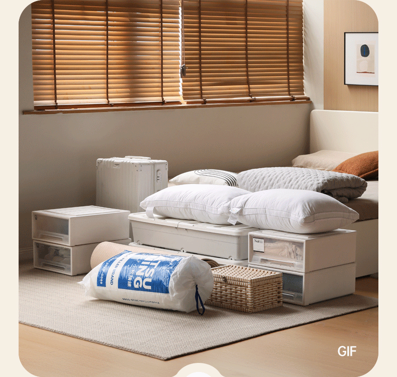 Rubber Wood Solid Wood White Open Box Bed