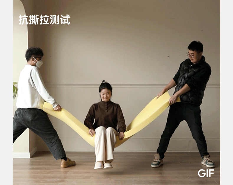 Leather Top Layer Yellow Cowhide Black Multifunctional Electric Sofa,