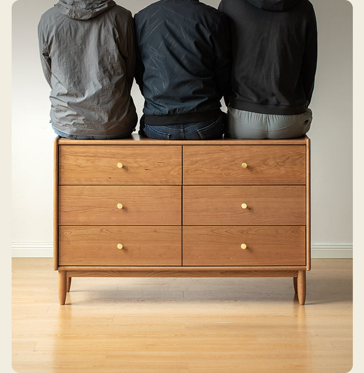 Cherry Solid Wood Chest Of Drawers