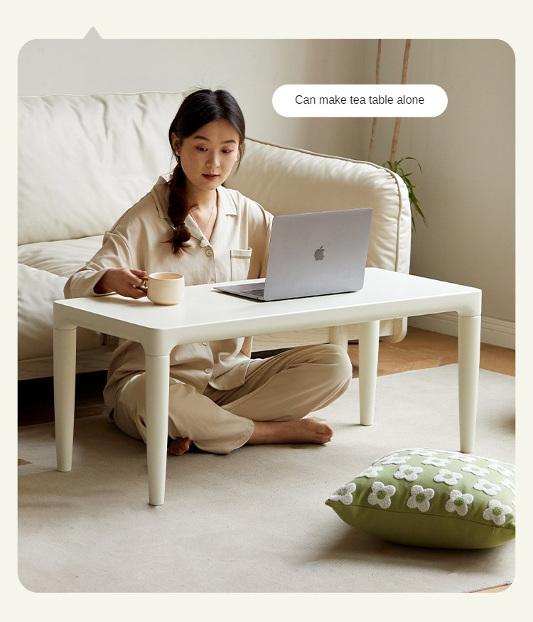 Pine Solid Wood Coffee Table Side Table Nordic Creative Combination
