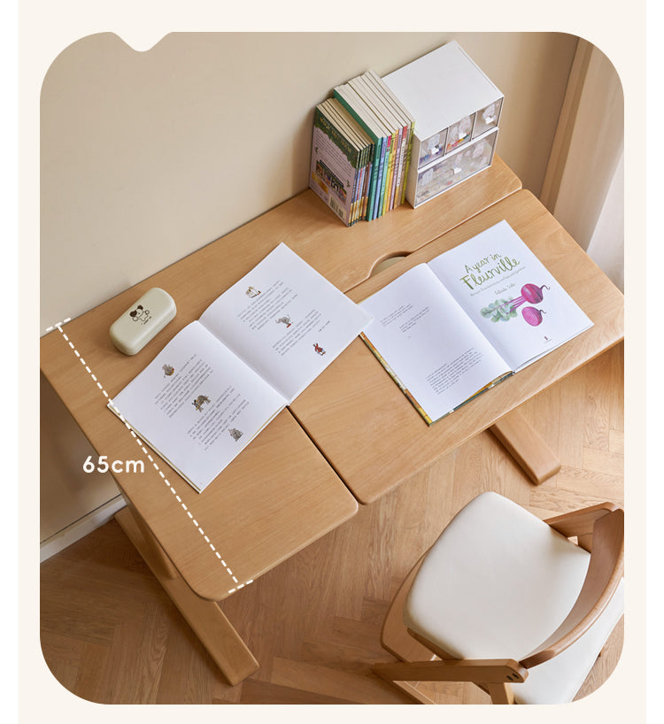 Beech Solid Wood Lifting Kids Table